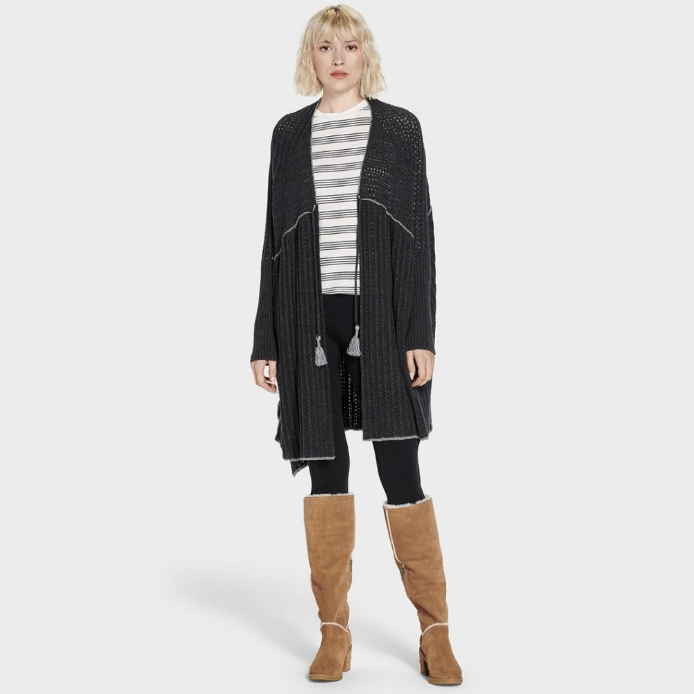 NWT UGG Cashmere Wool Riley Sweater Cardigan